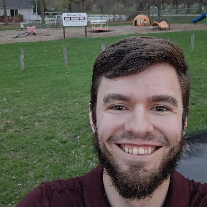 Brendan Johnson at Imlay Township Park during the District 26 listening tour, April 15, 2026