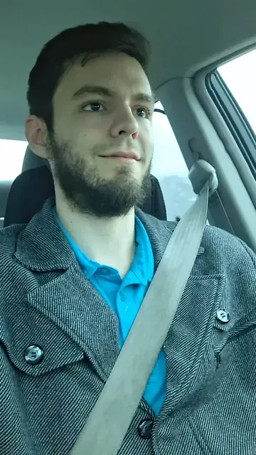 Brendan on the road driving across District 26. Car insurance reform is personal for me